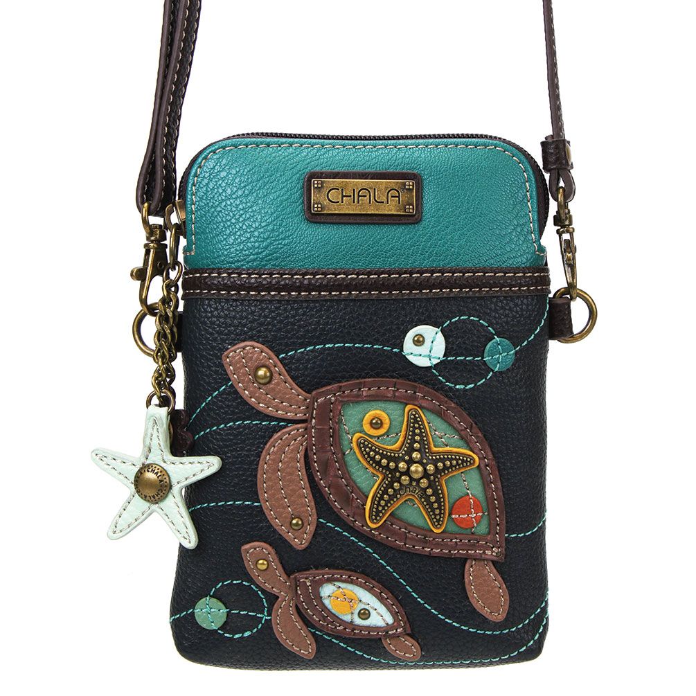Crossbody Cell Phone Bag World Turtle Piccolo Portafoglio Crossbody Cell Phone Bag World Turtle Piccolo Portafoglio