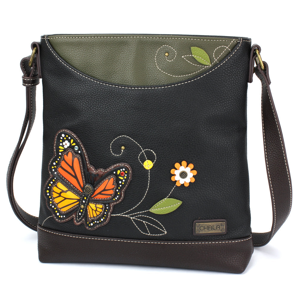 Chala Cell Phone Crossbody Monarch Butterfly