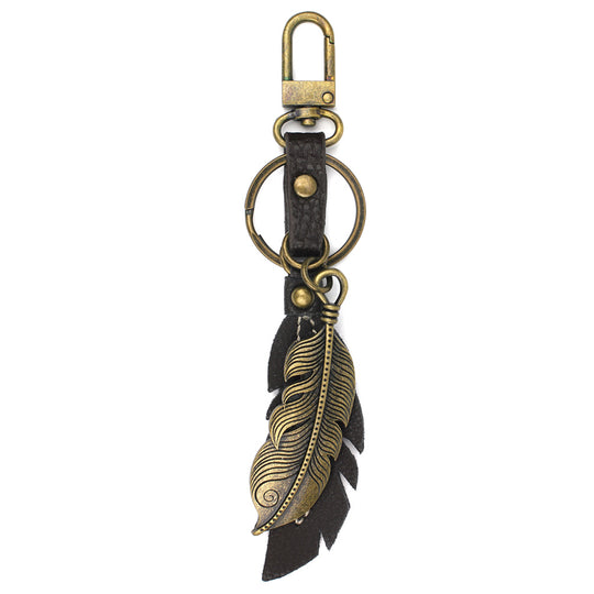Gemini Keychain - Feather