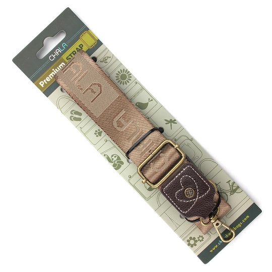 Premium Logo Strap - Brown