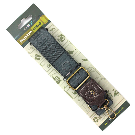 Premium Logo Strap - Dark Gray