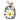 Mini Coin Purse Keychain - Daisy