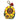 Mini Coin Purse Keychain - Sunflower