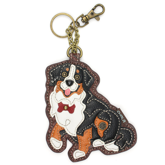 Key Fob/Coin Purse - Bernese Mountain Dog