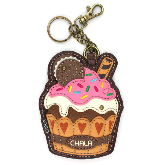 Key Fob/Coin Purse - Cupcake