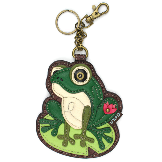 Key Fob/Coin Purse - Lily Frog