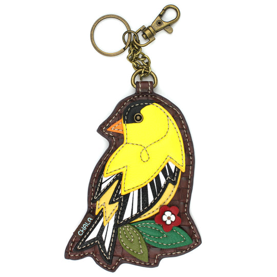Key Fob/Coin Purse - Goldfinch