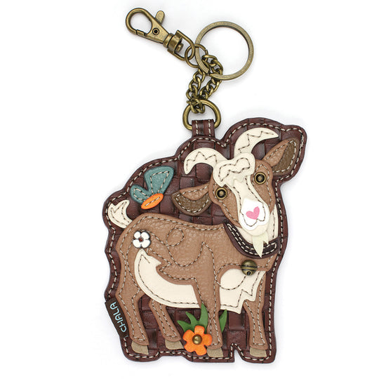 Key Fob/Coin Purse - Goat A