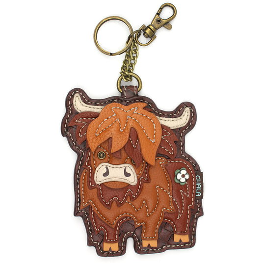 Key Fob/Coin Purse - Highland Cow