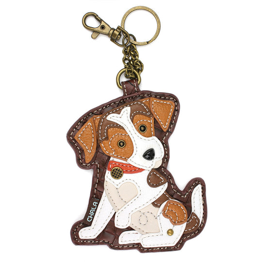 Key Fob/Coin Purse - Jack Russell