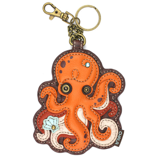 Key Fob/Coin Purse - Octopus A