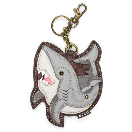 Key Fob/Coin Purse - Shark