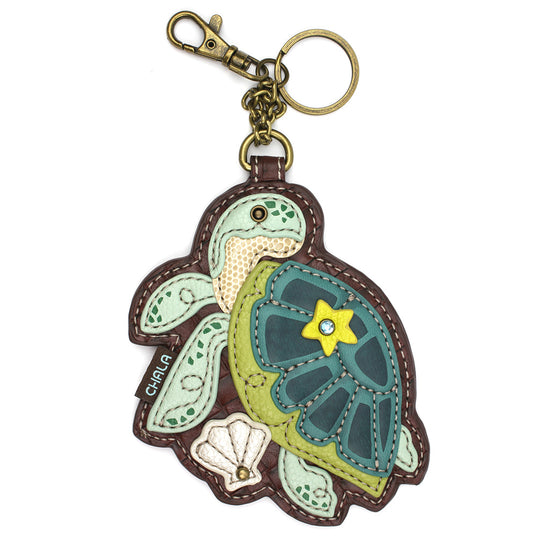 Key Fob/Coin Purse - Turtle A