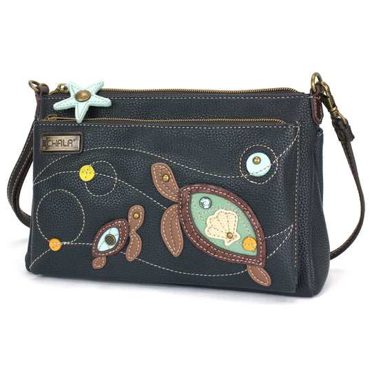Deluxe Crossbody - Two Turtles