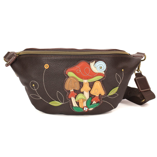 Fanny Pack - Brown Mushrooms