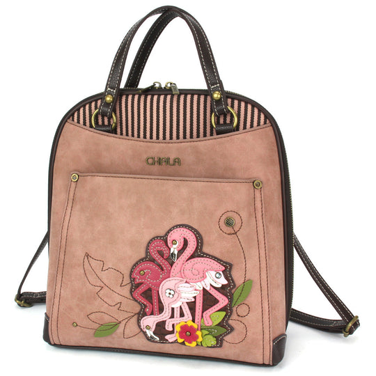 Convertible Backpack Purse - Flamingo Group