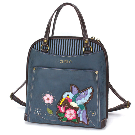 Convertible Backpack Purse - Hummingbird A