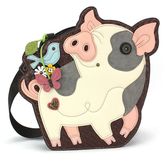 Novelty Purse - Spotted Pink Pig