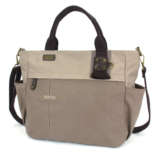 Multi Pocket Tote - Dark Gray