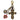 Metal Charming Keychain - Cross