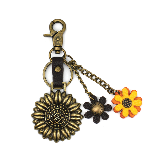 Metal Charming Keychain - Sunflower