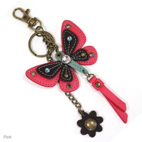 Mini Keychain - Butterfly - Pink
