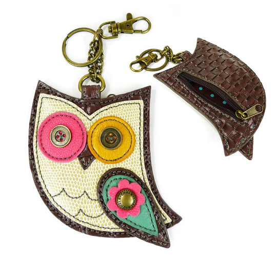 Key Fob/Coin Purse - Owl II