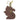 Key Fob/Coin Purse - Tabby Cat - orange