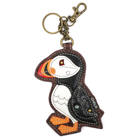 Key Fob/Coin Purse - Puffin