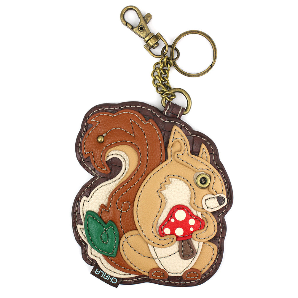 chala Key Fob/Coin Purse - Squirrel A