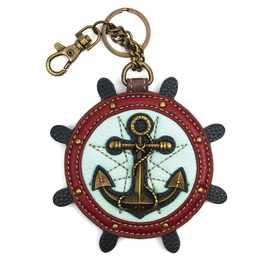 Key Fob/Coin Purse - Anchor