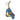 Key Fob/Coin Purse - Blue Bird
