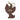 Key Fob - Chihuahua Dark Brown
