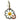 Key Fob/Coin Purse - Daisy