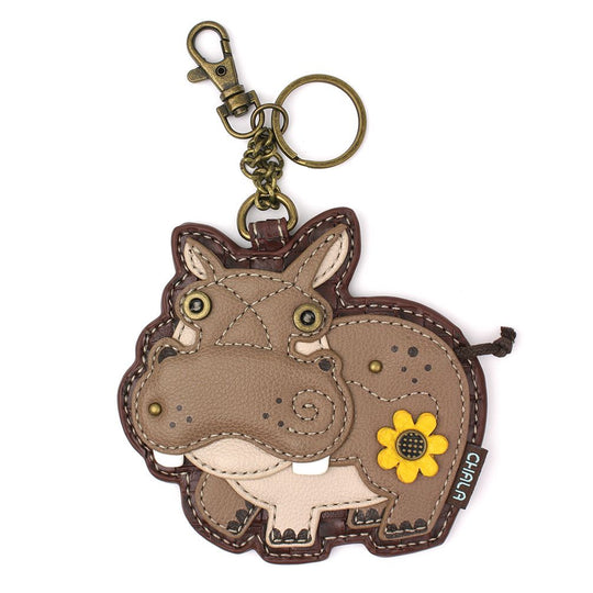 Key Fob/Coin Purse - Hippo