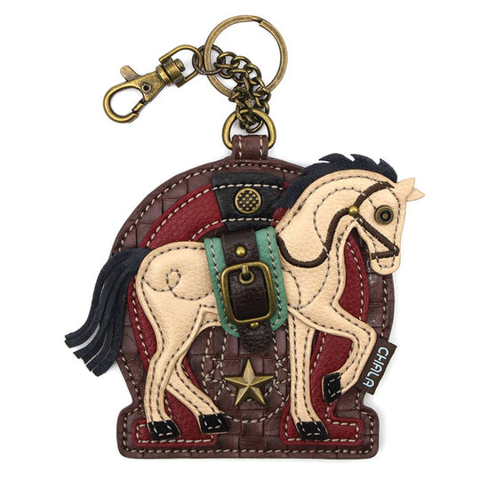 Key Fob/Coin Purse - Horse A