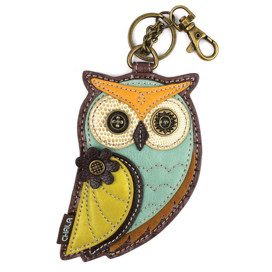 Key Fob/Coin Purse - Owl A