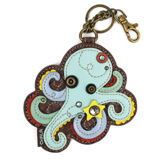 Key Fob/Coin Purse - Octopus