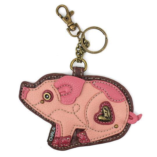 Key Fob/Coin Purse - Pig