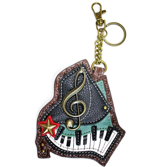 Key Fob/Coin Purse - Piano