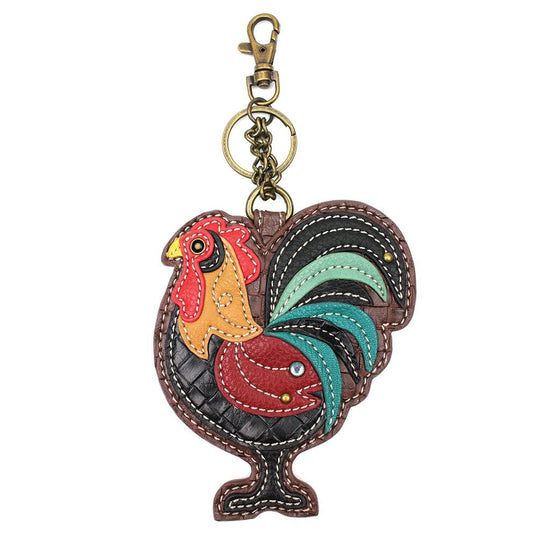 Key Fob/Coin Purse - Rooster