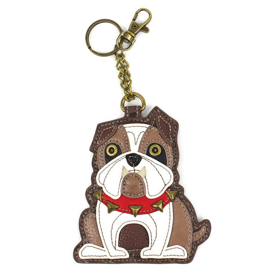 Key Fob/Coin Purse - Bulldog