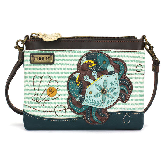 Mini Crossbody - Teal Crab