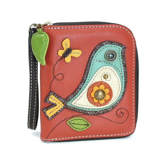 Zip Around Wallet - Bird II
