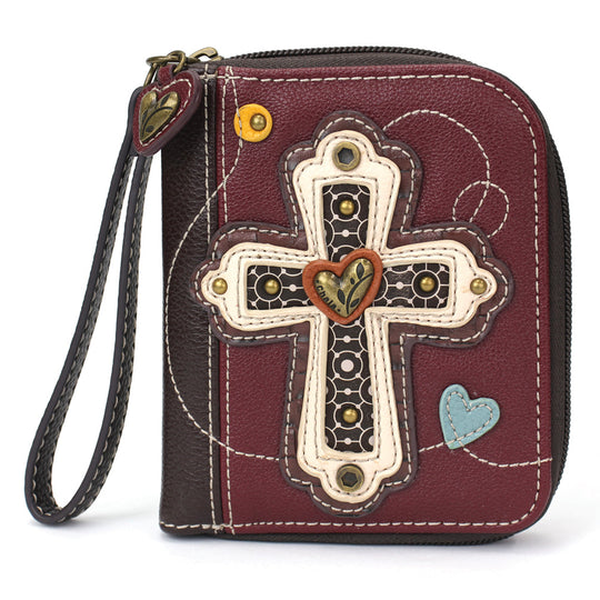 Zip Around Wallet - Cross