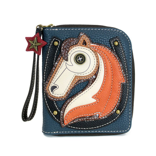 Zip Around Wallet - Horse