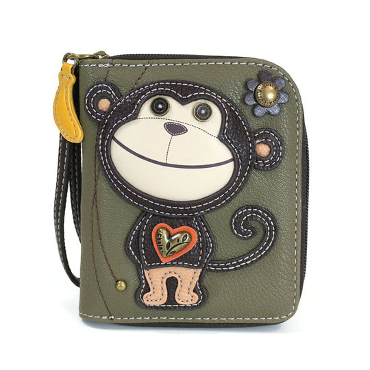 Zip Around Wallet - Monkey