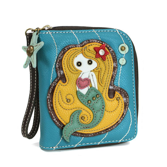 Zip Around Wallet - Mermaid