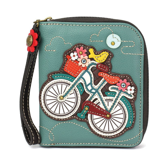 Zip Around Wallet - Bicycle