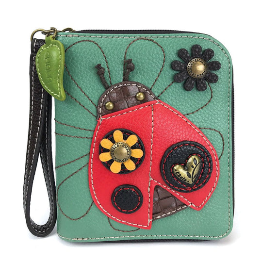 Chala Dragonfly Zip Around Wallet